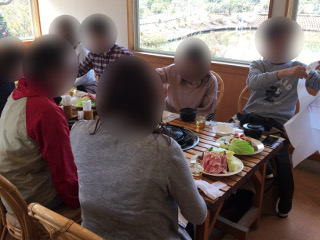 あしかがﾌﾗﾜｰﾊﾟｰｸにて食事