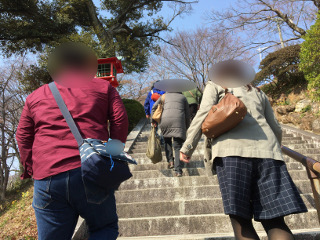 婚活バスツアー・織姫神社にて