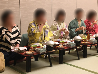 宿泊婚活・宴会中