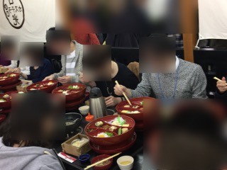 婚活ツアー日光　昼食