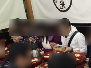 婚活ツアー日光　昼食