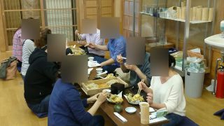 婚活ﾂｱｰそば昼食