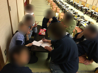 宿泊婚活・宴会中