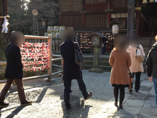 浅間神社で参拝