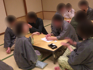 宴会中のゲーム