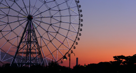 葛西臨海公園観覧車夕景