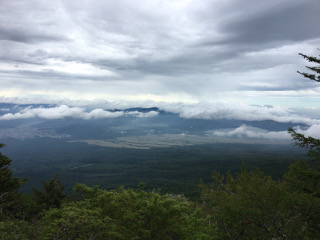 富士山五合目からの眺め