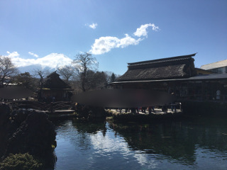 忍野八海と富士山