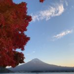 紅葉と富士山