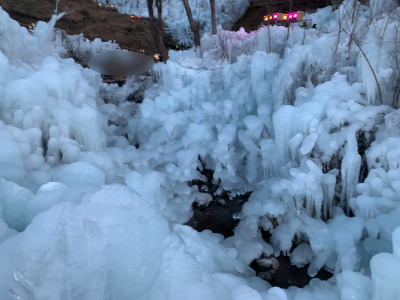 あしがくぼ氷柱