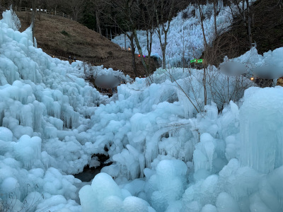 あしがくぼ氷柱