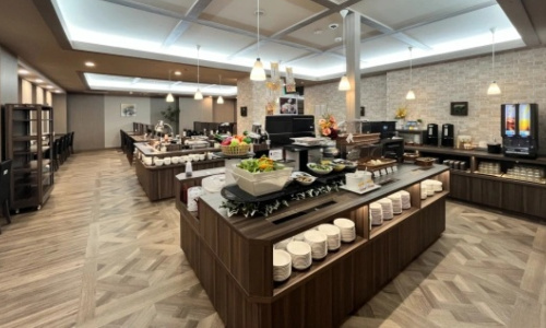 ルートイン長岡駅前朝食会場